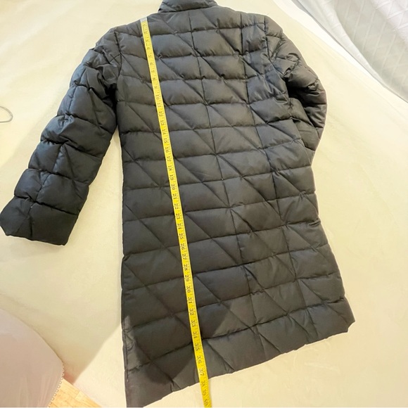 JNY Down & Fur Puffer Black with Carmel-colored trim Jones New York Med - Picture 10 of 17